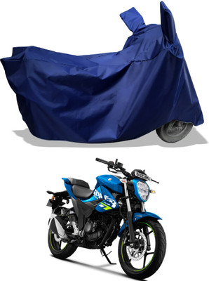 Amexride Two Wheeler Cover for Suzuki(Gixxer, Blue)