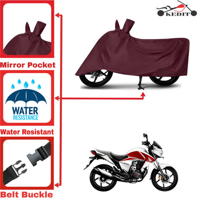 AASHTIK MART Two Wheeler Cover for Honda(Dazzler, Maroon)