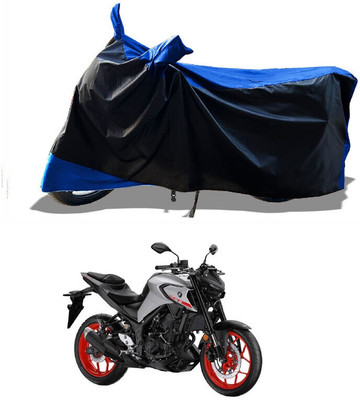 DeepShakshi AUTOMOTIVE Waterproof Two Wheeler Cover for Yamaha(MT-03, Blue)