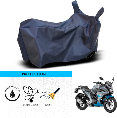 ANTHUB Waterproof Two Wheeler Cover for Yamaha(Fazer-250, Blue)