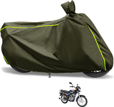 Euro Care Waterproof Two Wheeler Cover for Bajaj(CT 100, Green)