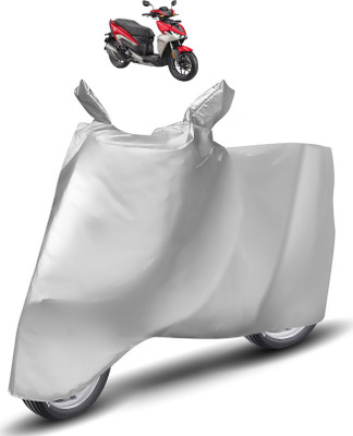 Caronix Two Wheeler Cover for Hero(Silver)