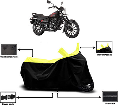 Amexride Two Wheeler Cover for Bajaj(Avenger Street 220, Yellow)
