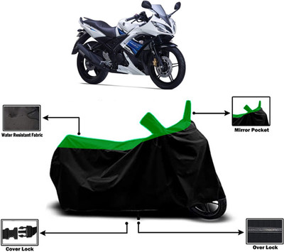 Amexride Two Wheeler Cover for Yamaha(YZF R15S BS6, Green)