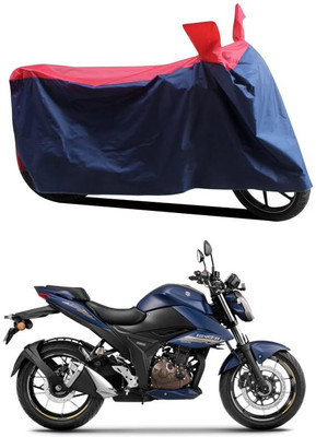 KEDIT Two Wheeler Cover for Suzuki(Gixxer 250, Red, Blue)