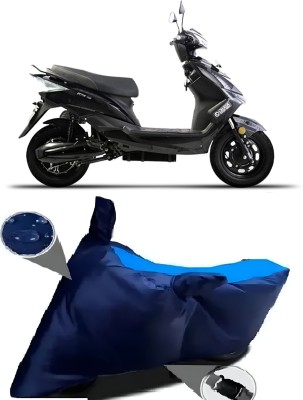 BbcMart Waterproof Two Wheeler Cover for Okinawa(Electric, Blue)