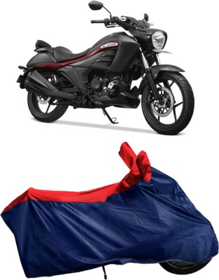 rakku Waterproof Two Wheeler Cover for Suzuki(Intruder, Blue, Red)