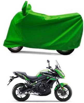 Furious3D Two Wheeler Cover for Kawasaki(Versys 650, Green)