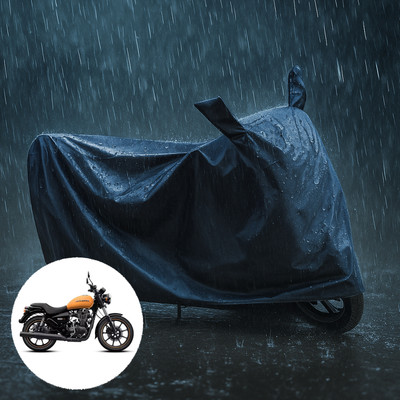 CODOKI Waterproof Two Wheeler Cover for Royal Enfield(Thunderbird 350, Black)
