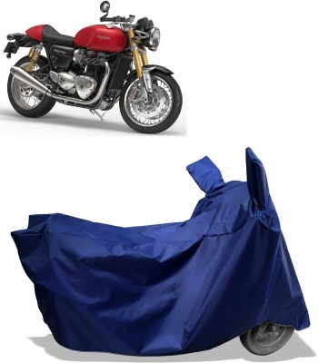 Amexride Two Wheeler Cover for Triumph(Thruxton 1200 R, Blue)