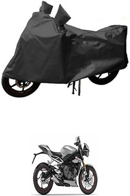 THE REAL ARV Waterproof Two Wheeler Cover for Triumph(Grey)