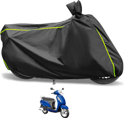 Euro Care Waterproof Two Wheeler Cover for Suzuki(Access 125, Black)