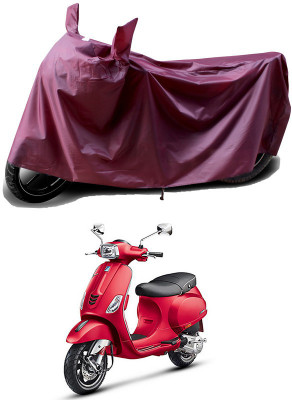 THE REAL ARV Waterproof Two Wheeler Cover for Vespa(Vespa SXL 150, Maroon)