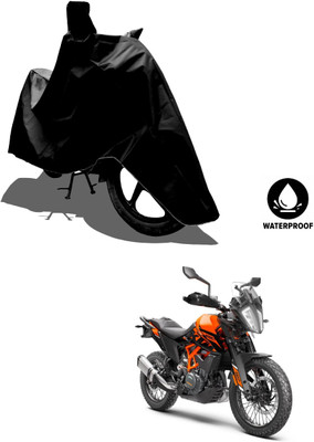 Amexride Waterproof Two Wheeler Cover for KTM(390 Adventure BS6, Black)