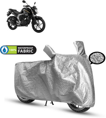 PAGORA Waterproof Two Wheeler Cover for Yamaha(FZ FI, Silver)