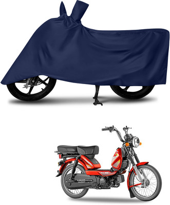 Mdstar Waterproof Two Wheeler Cover for TVS(Heavy Duty, Blue)