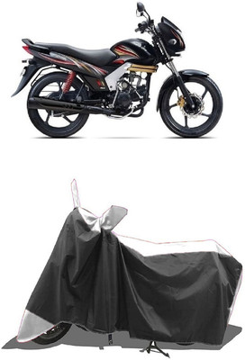 SUGASHRI Waterproof Two Wheeler Cover for Mahindra(Centuro, White, Black)
