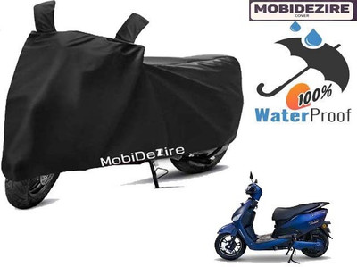 Mobidezire Waterproof Two Wheeler Cover for Hero(Duet 125CC, Silver)