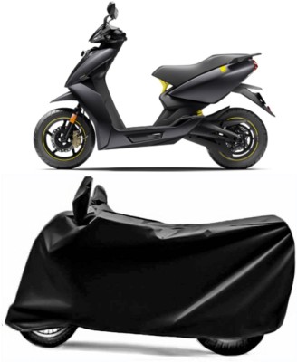 V VINTON Two Wheeler Cover for Ather(450 X, Black)