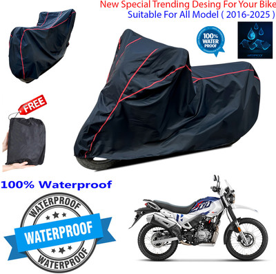 OliverX Waterproof Two Wheeler Cover for Hero(MotoCorp XPulse 200T, Black)