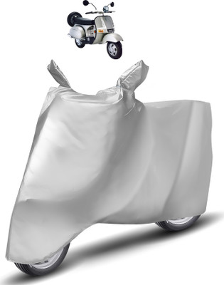 Caronix Two Wheeler Cover for Bajaj(Chetak, Silver)