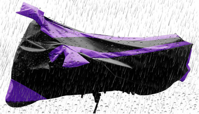 APNEK Waterproof Two Wheeler Cover for Bajaj(Pulsar 125 Neon, Black, Purple)