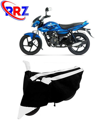 RRZ Waterproof Two Wheeler Cover for Bajaj(XCD 125cc, Black, White)
