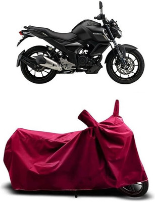 Coxtor Waterproof Two Wheeler Cover for Yamaha(FZS-FI V3 BS6 BS6, Maroon)