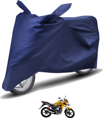 Caronix Waterproof Two Wheeler Cover for Honda(CB Twister, Blue)