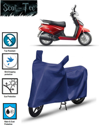 SCOR-TEC Waterproof Two Wheeler Cover for Mahindra(Gusto BS6, Blue)