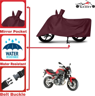 AASHTIK MART Two Wheeler Cover for Aprilia(Shiver 900, Maroon)