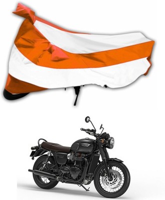 RWT Two Wheeler Cover for Triumph(Bonneville T120 Black, Orange, White)