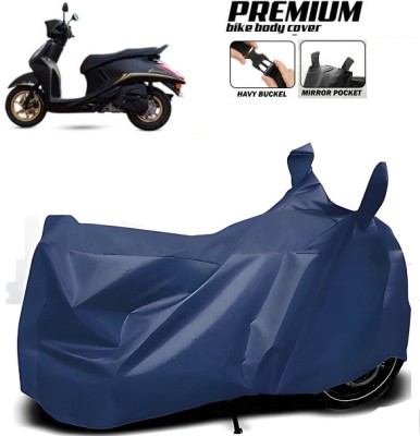 smwzxyu Waterproof Two Wheeler Cover for Yamaha(Blue)