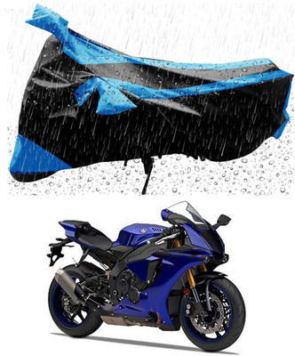 Mdstar Waterproof Two Wheeler Cover for Yamaha(YZF R1, Blue, Black)