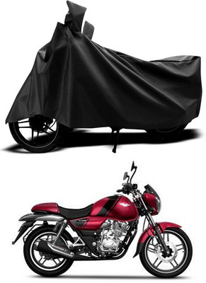 ANTHUB Two Wheeler Cover for Bajaj(Black)