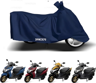 smwzxyu Waterproof Two Wheeler Cover for Honda(Blue)