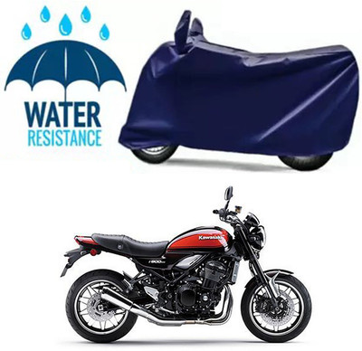 Furious3D Two Wheeler Cover for Kawasaki(Z900RS, Blue)