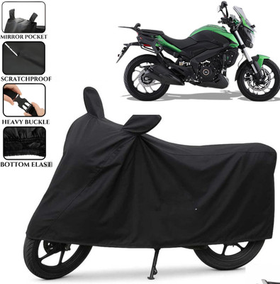 TENNYCER Waterproof Two Wheeler Cover for Bajaj(Dominar 400, Black)