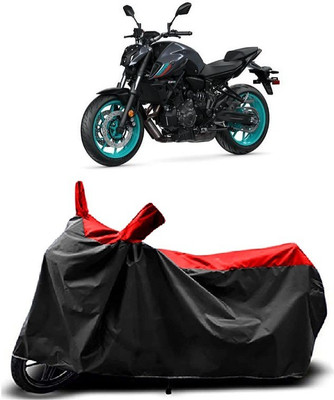 MMSSTAR Waterproof Two Wheeler Cover for Yamaha(MT 07 BS6, Red)