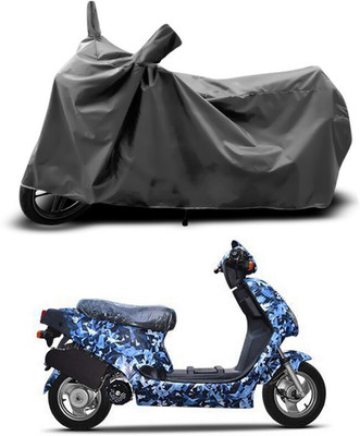 SEBONGO Waterproof Two Wheeler Cover for Hero(Grey)