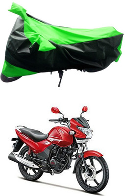 Mdstar Waterproof Two Wheeler Cover for Hero(Achiever, Green, Black)