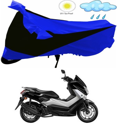 RWT Two Wheeler Cover for Yamaha(NMax 155, Black, Blue)