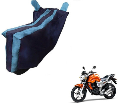 Mdstar Waterproof Two Wheeler Cover for Yamaha(FZ16, Black, Blue)