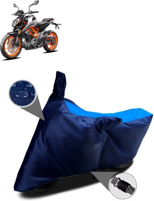 CODOKI Waterproof Two Wheeler Cover for KTM(390 Duke BS6, Blue)