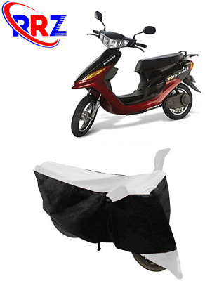 RRZ Waterproof Two Wheeler Cover for Universal For Bike(Yo Electron, Black, White)