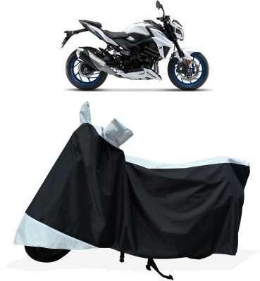 Tricway Two Wheeler Cover for Suzuki(GSX, White)