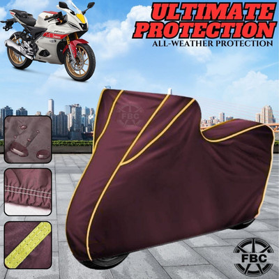 OliverX Waterproof Two Wheeler Cover for Yamaha(R15, Maroon)