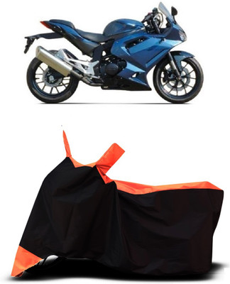 VESMEI Two Wheeler Cover for Hyosung(GTS 300, Orange)