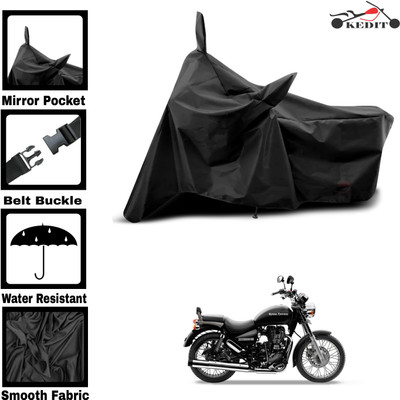 KEDIT Two Wheeler Cover for Royal Enfield(Thunderbird 350, Black)