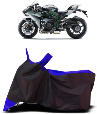 VESMEI Two Wheeler Cover for Kawasaki(Ninja H2 SX BS6, Blue)